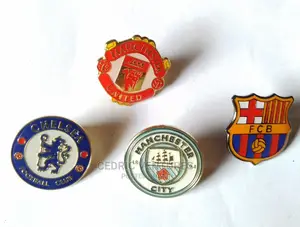 Football Club and Country Lapel Pin Badge