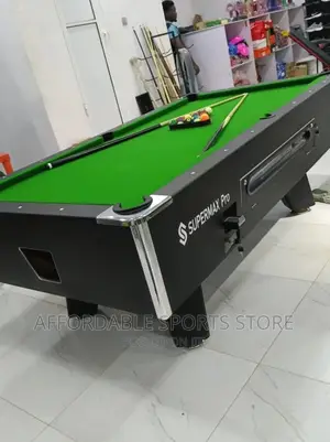 7ft Beautifully Made Foreign Marble and Coin Snooker Table