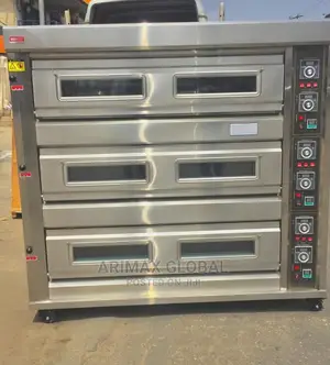 Half Bag Gas Oven/Nine(9)Trays Oven,3 Deck