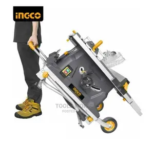 INGCO Industrial 1500W Laser Guide Foldable Table Saw Heavy