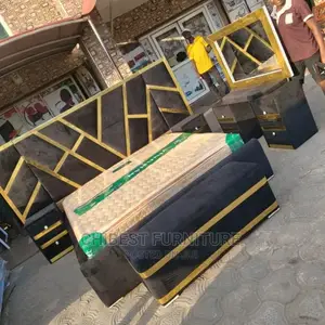 Quality 6by6 Set of Upholstery Padded Bed Frame.