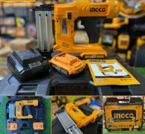 Ingco Cordless Brad Nailer With Pcs Battery, CBNLI2002