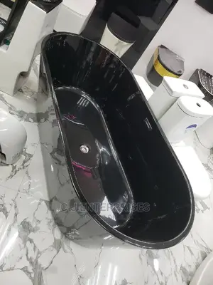 Black Acrylic Bathtub