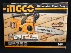 Ingco Cordless Lithium-Ion Chain Saw 12" With 2 X 4.0ah