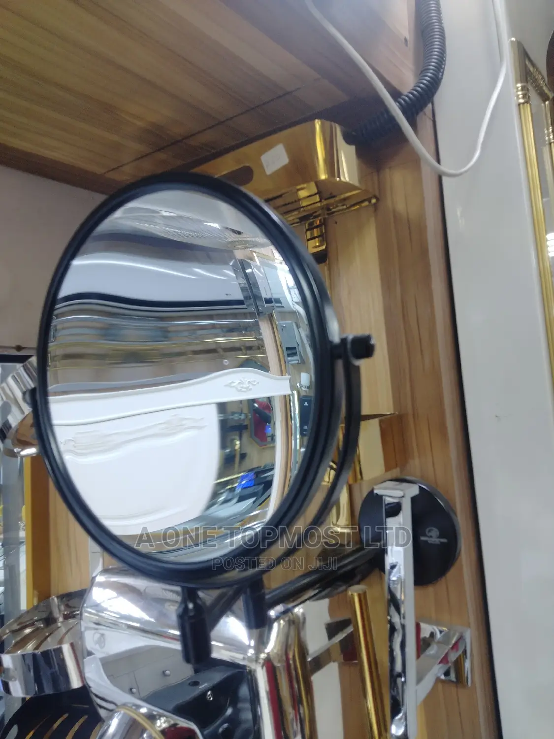 Black Magnifying Mirror