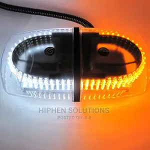 Dual Color Amber & White 240-LED Snow Plow Safety Strobe Light Warning