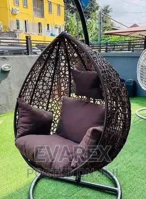 Big Single Swing Chair, Brown Swing Chair