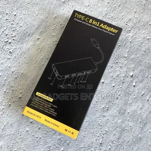 8 in 1 Type C Data Transfer Connector