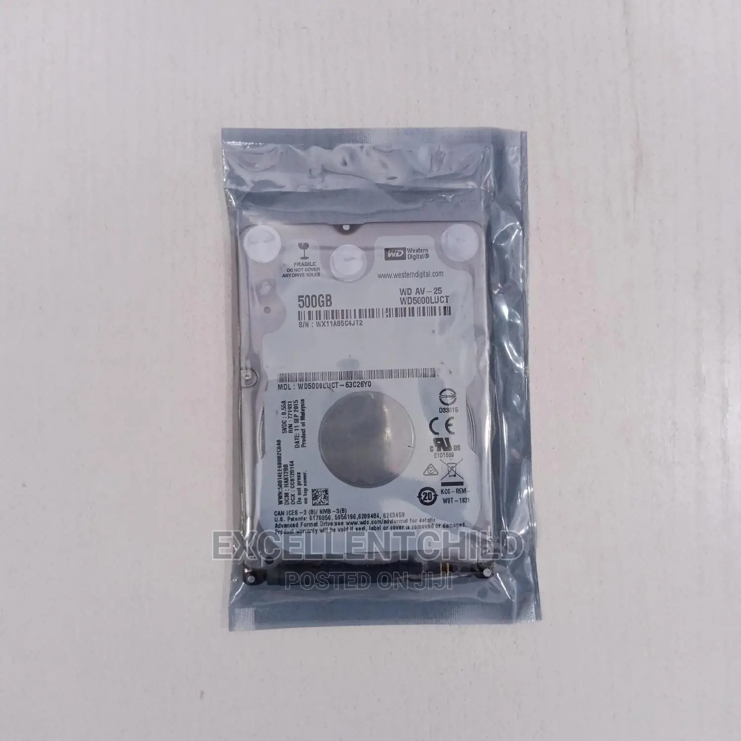For System Storage (500gb Sata Internal Hard Drive Wd)