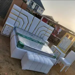 Quality 6by6 Set of Bed With Dressing and Two Bed Sides