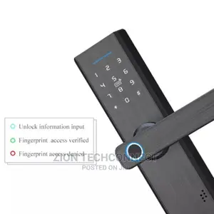 Smart Door Lock -Biometric Fingerprint With Code Unlock