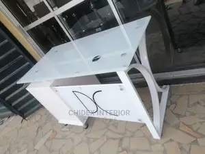 Office White Glass Table