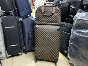 Medium Size Lv Inspired Traveling Luggage With Carry on Kit