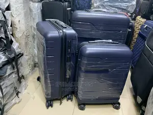 Set of Navy Blue Imported Quality Traveling Luggage