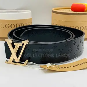 Luis Vuitton Pure Leather Belts