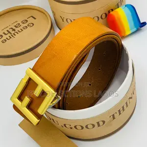 Fendi Roma Pure Leather Belts