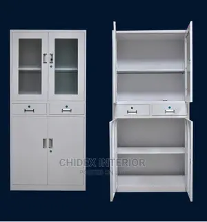 Classic Glass and Metal Book Shelf
