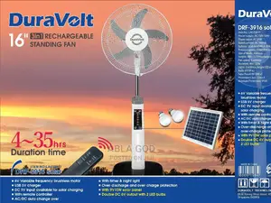 Duravolt 16inches Rechargeable Fan