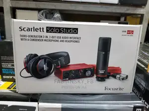 Original Complete Scarlett 2i2 Studio Third Generation 2in 2
