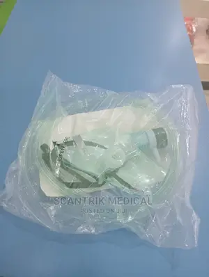 Oxygen Mask With Elastic Strap With 1.6m Oxygen Tubing