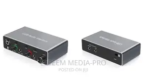 External USB Sound Card Audio Interface Studio