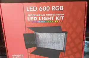 LED 600 RGB Professional Photo and Video Light Kit