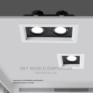 Double Head Opening Recessed Down Light