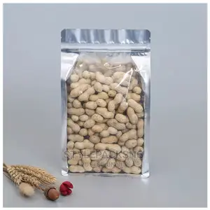 50 Pieces Flat Bottom Silver Back Pouch (20cm X 30cm)