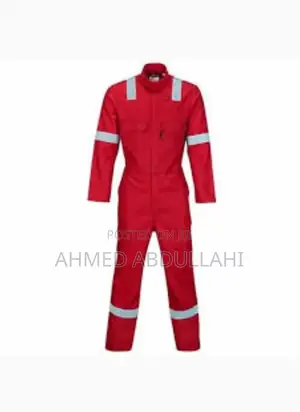 Red Coveralls With Reflective