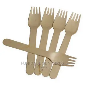 100pcs Wooden Fork