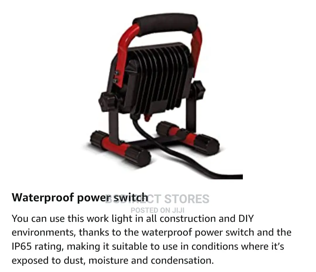Luceco LED Slimline Rechargeable Worklight, USB Charging