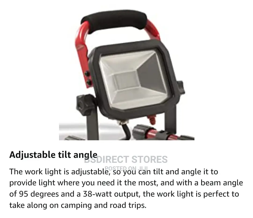 Luceco LED Slimline Rechargeable Worklight, USB Charging
