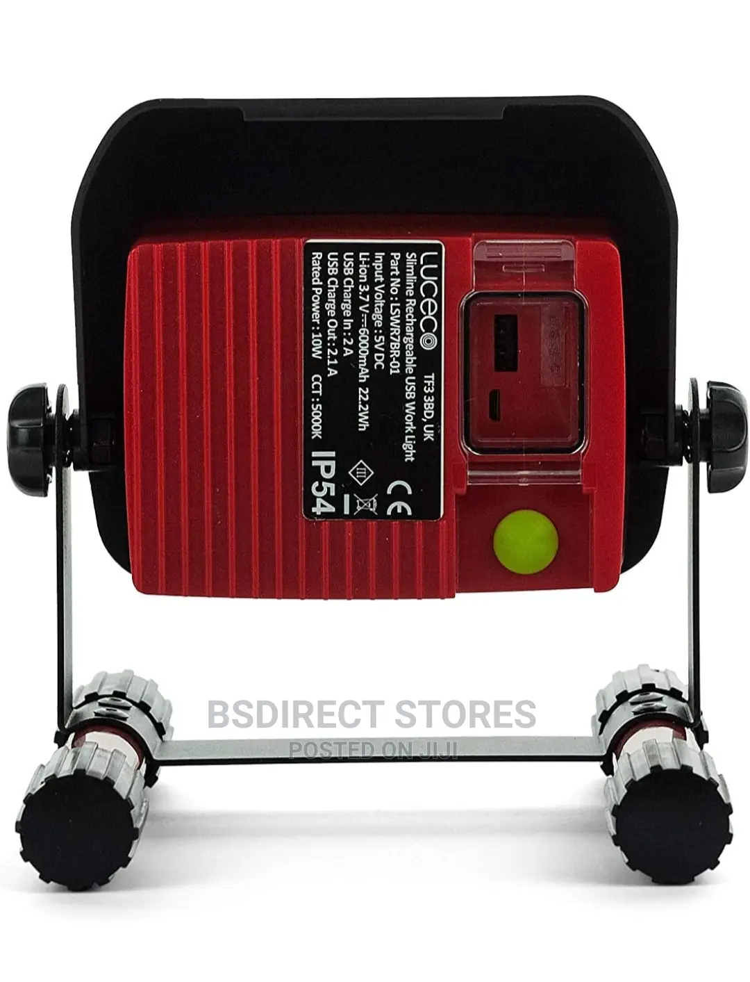 Luceco LED Slimline Rechargeable Worklight, USB Charging
