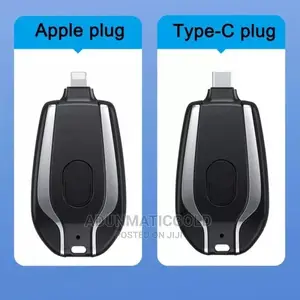 Emergency Keyring Charger, 1500mah, Type C and iPhone