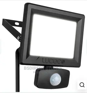 Luceco Slimline 50W LED Floodlight With PIR Motion Sensor