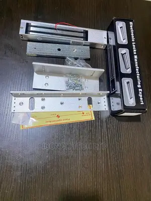 280kg Single Door Magnetic Lock With L Z Bracket 12v
