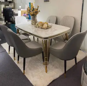 Classic 6seaters Marble Dining Table.