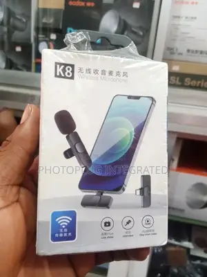  Wireless Phone Microphone for iPhone and Type C Mount