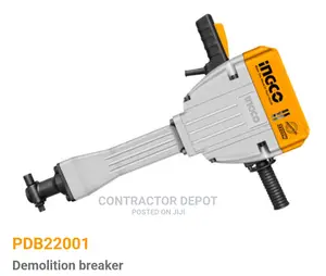Ingco Corded Demolition Jack Hammer Concrete Breaker – 2200W