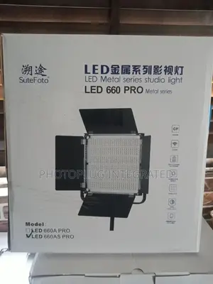 Sutefoto LED 660 Pro AS Video Light With Big Stand