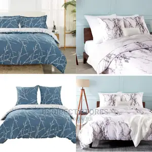 Bedsure Get Cozy Printed Duvet Cover With 2 Pillowcases