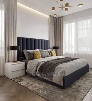 Set of Padded Bed Frame