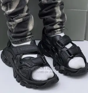 Balenciaga High Track Tactical Lúxury Sandals Men Women