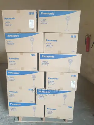 Original Panasonic Standing Fan With Light,Timer { F-407w}