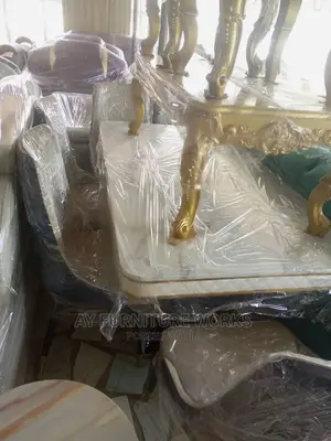 4 Man Pure Marble Top Dinning Set