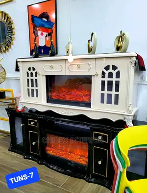 Classic Fireplace TV Stand