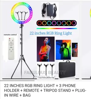 RGB Multi Colour Ringlight 22 Inches