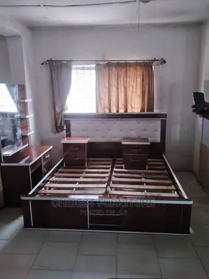 Quality 6by6 Set of Bed Made With Quality Imported HDF Wood.
