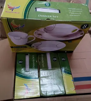 8pcs Dinner Set Plates, Cups and Bowls