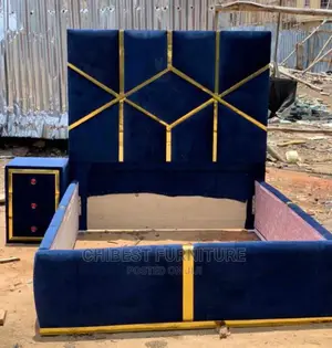 Quality 4.5by6 Bed Frame With One Bed Side.